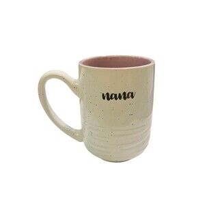 NANA COFFEE MUG GRANDMA GRANDMOTHER COFFEE MUG WHITE PURPLE SHEFFIELD HOME